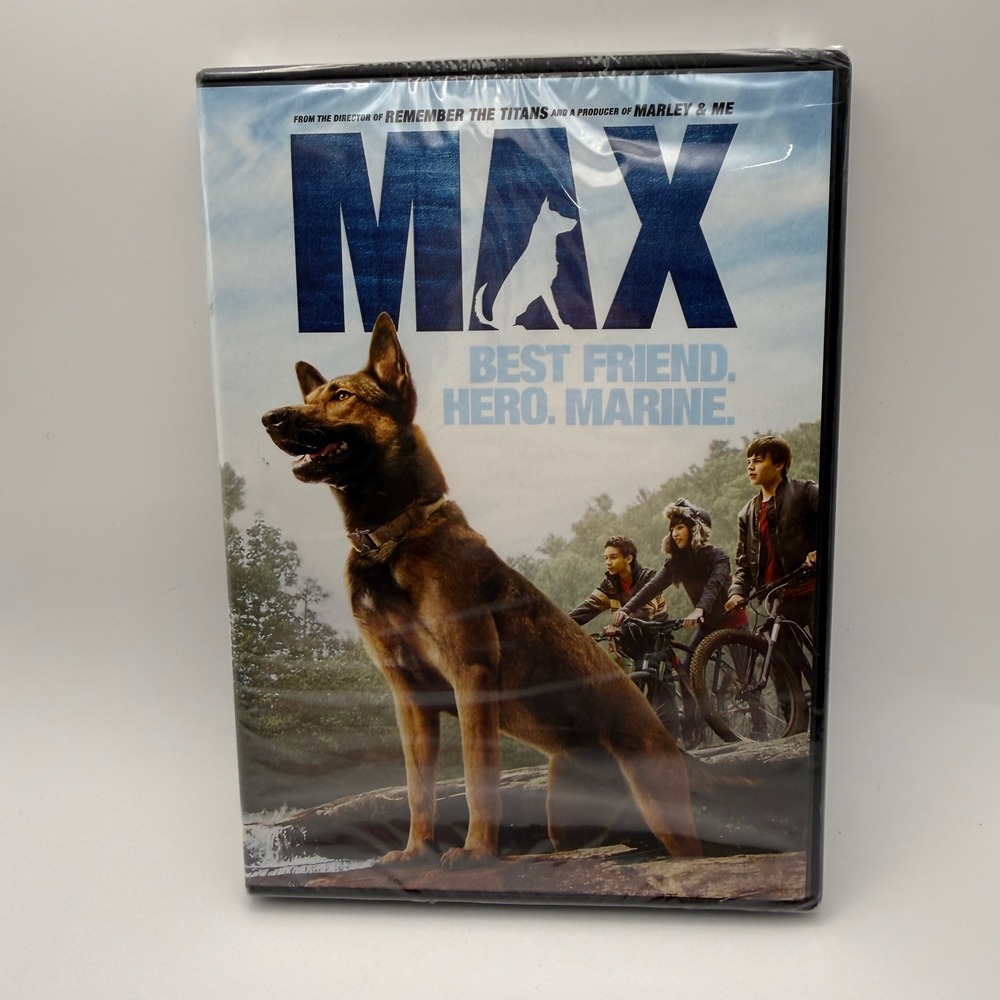 Max DVD 2015 Movie Family Adventure Military Dog Warner Bros New Sealed
